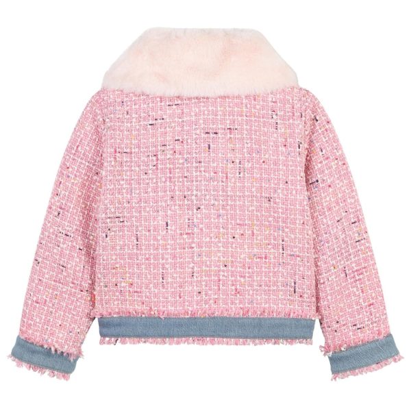 Billieblush Kids Pink Blush Tweed Jacket Online