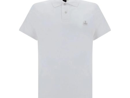 Moose Knuckle Everett White Polo Shirt Online now