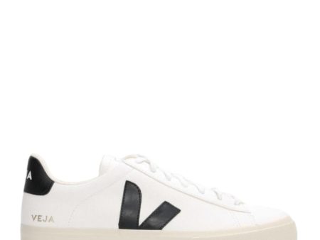 VEJA Campo Chromefree Leather White Black Trainers Fashion