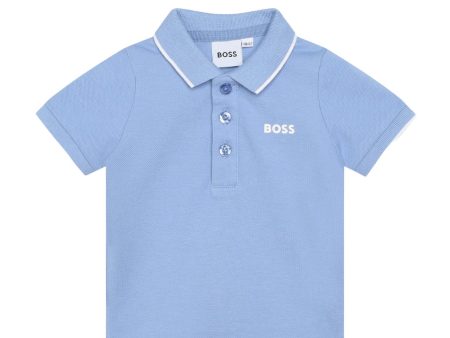 BOSS Baby Sky Blue Polo Shirt on Sale