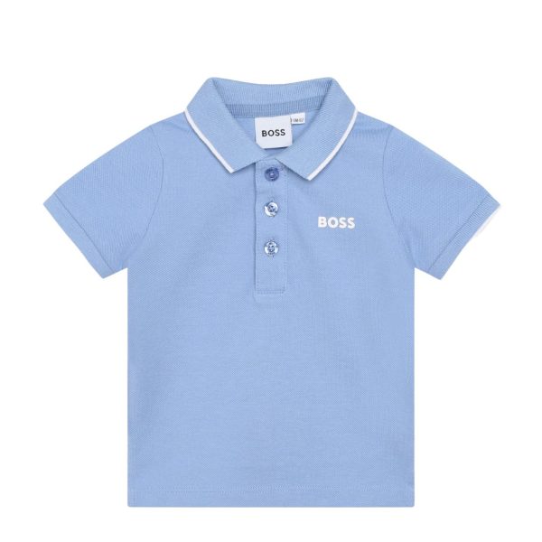 BOSS Baby Sky Blue Polo Shirt on Sale