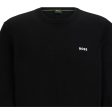 BOSS Ever-X_CN Logo Print Black Sweatshirt Supply