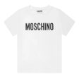 Moschino Kids Printed Logo White T-Shirt Online now