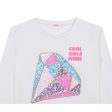 Billieblush Kids Sequins Diamond Embellishment Ivory T-Shirt Online now