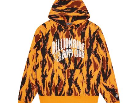 Billionaire Boys Club Arch Logo Orange Camo Hoodie Online now