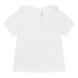 Balmain Baby Ruffled Collar White T-Shirt Online Sale