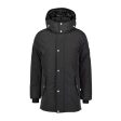 Moose Knuckle Granite Peak Black Parka For Cheap