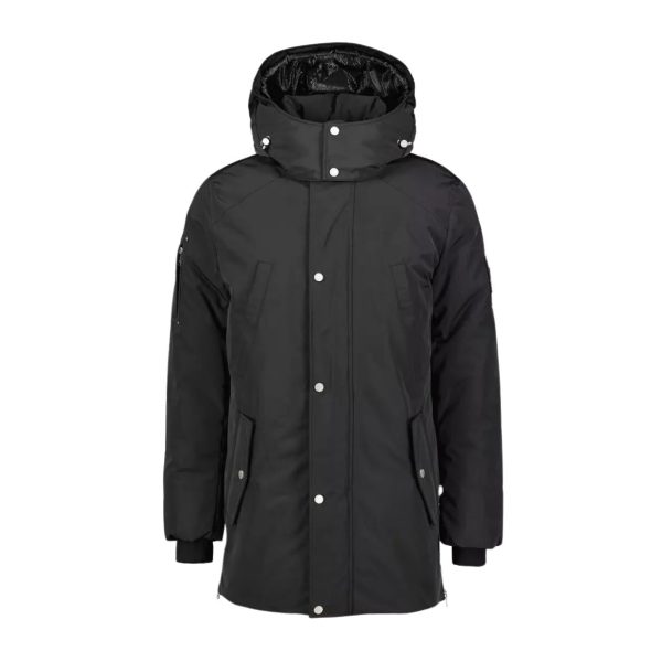 Moose Knuckle Granite Peak Black Parka For Cheap