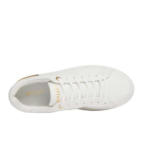 Mallet London GRFTR Lite White Gold Trainers For Sale