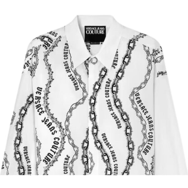 Versace Jeans Couture All-Over Chain Couture Print Shirt Online