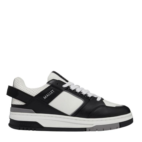 Mallet London Compton Black White Trainers Online Sale