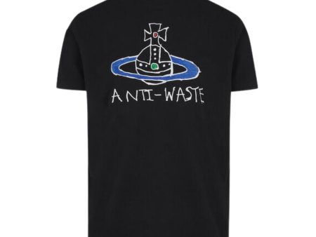 Vivienne Westwood Anti-Waste Classic Black T-Shirt Discount