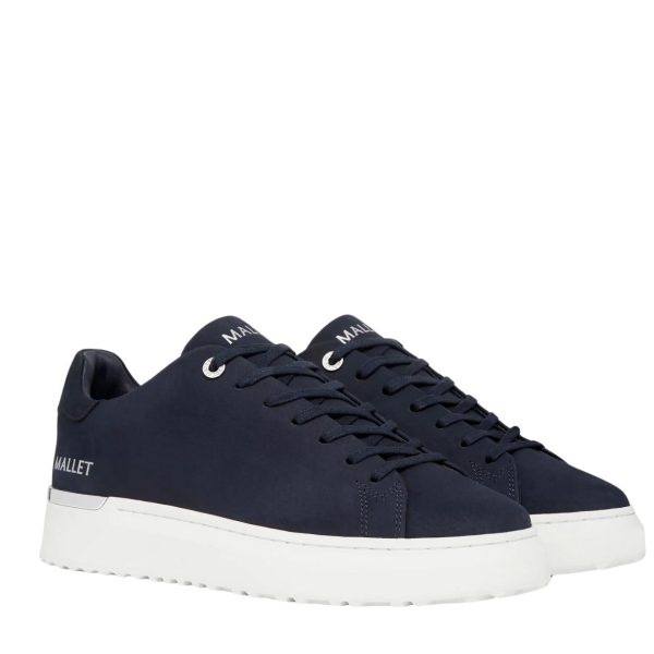 Mallet London GRFTR Lite Navy Sliver Trainers on Sale