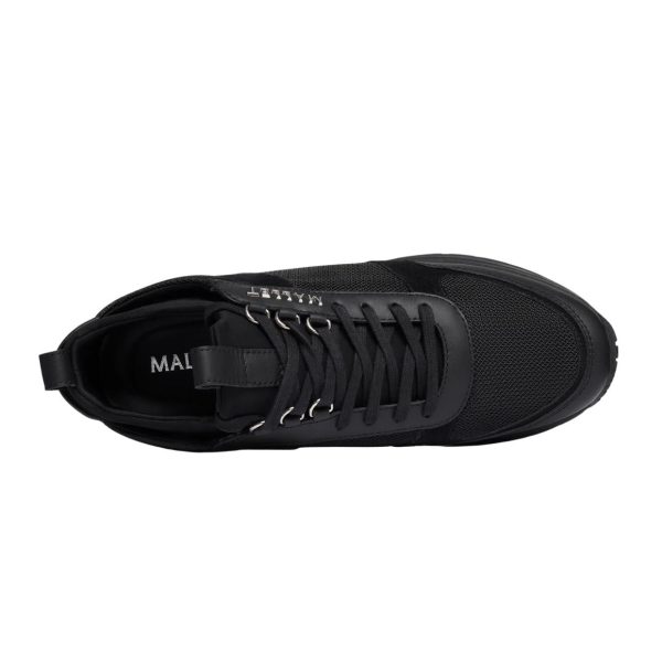 Mallet London Diver Lite Triple Black Sliver Trainers Online Sale