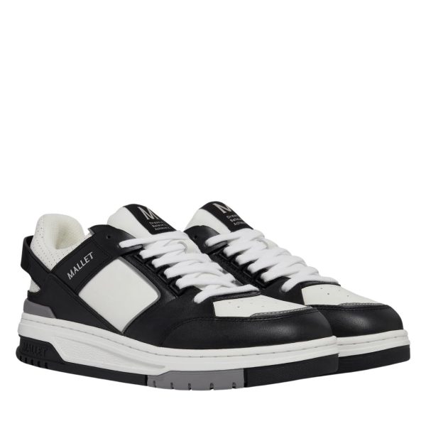 Mallet London Compton Black White Trainers Online Sale