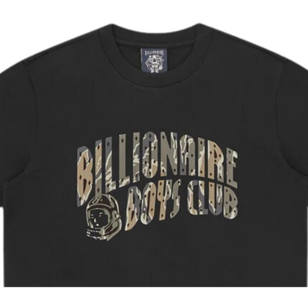 Billionaire Boys Club Camo Arch Logo Black T-Shirt Online Hot Sale