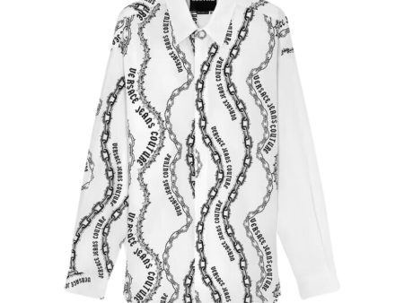 Versace Jeans Couture All-Over Chain Couture Print Shirt Online