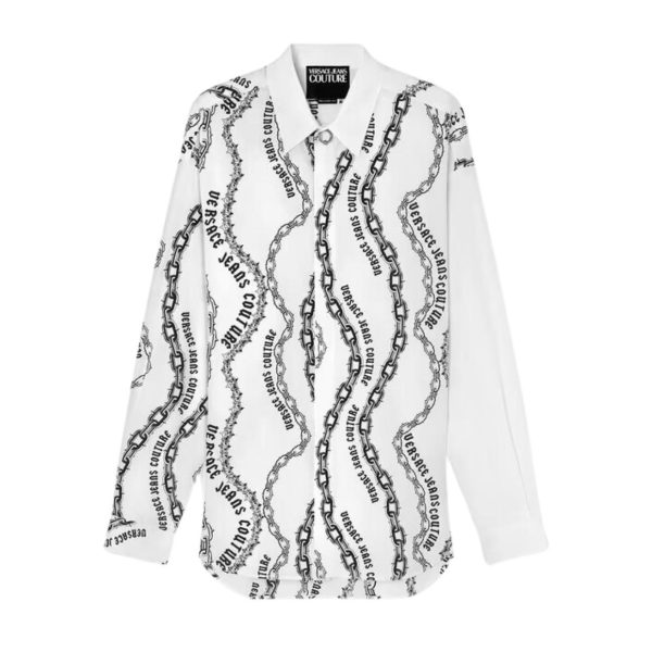 Versace Jeans Couture All-Over Chain Couture Print Shirt Online