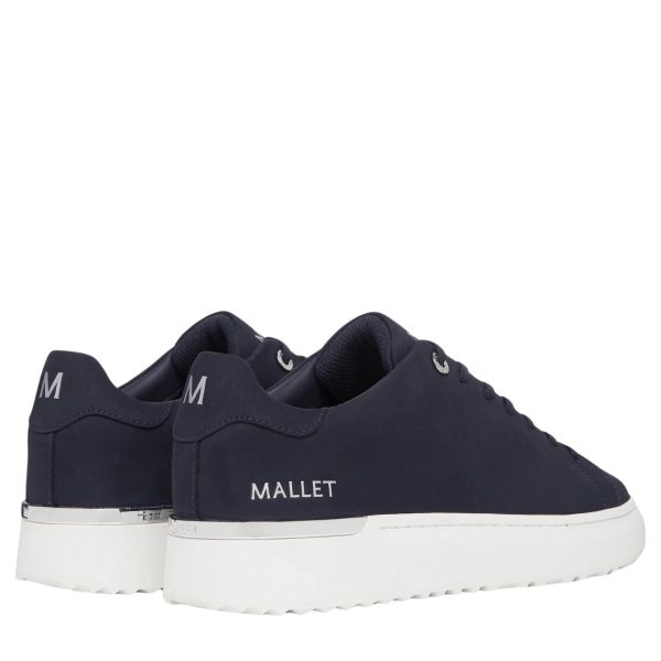 Mallet London GRFTR Lite Navy Sliver Trainers on Sale