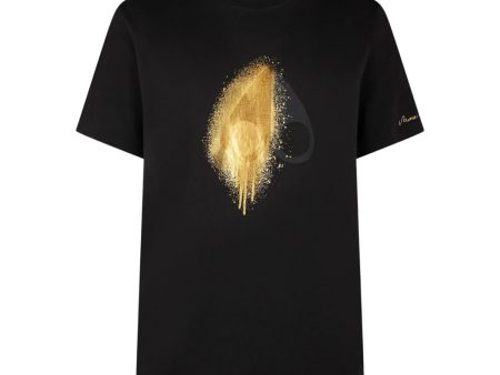 Moose Knuckles Black & Gold Augstine T-Shirt Fashion