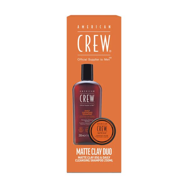 American Crew Matte Clay 85g + Daily Cleansing Shampoo 250mL Duo Cheap