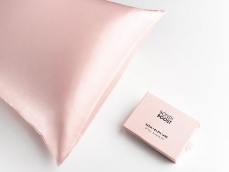 BondiBoost Satin Pillowcase BLUSH (Standard Size) Cheap