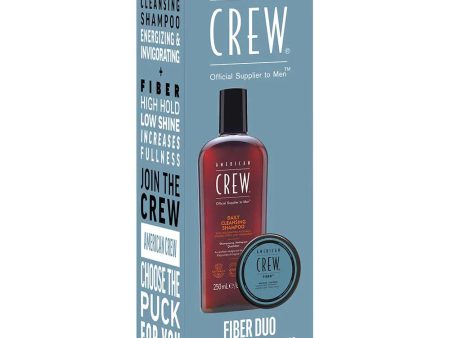 American Crew Fiber 85g + Daily Cleansing Shampoo 250mL Duo Hot on Sale