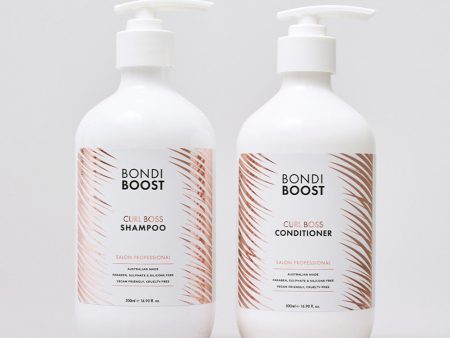 BondiBoost Curl Boss Kit - Shampoo & Conditioner 500ml on Sale