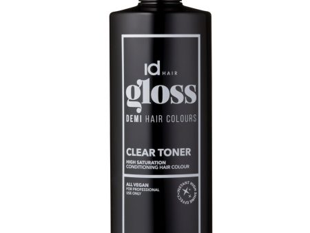 idHAIR Gloss Colours Clear Toner 500ml For Cheap