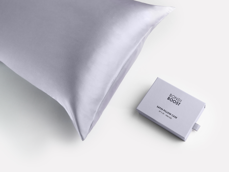 BondiBoost Satin Pillowcase GREY (Standard Size) Online