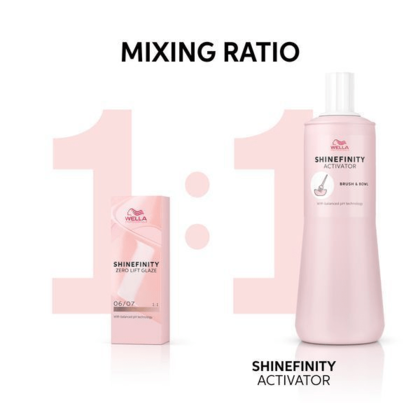 Wella Shinefinity Activator For Brush & Bowl 2% 1000ml Sale