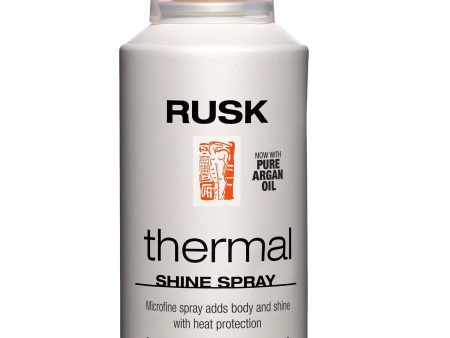 RUSK Thermal Shine Spray With Argan Oil 4.4 Oz. Fashion