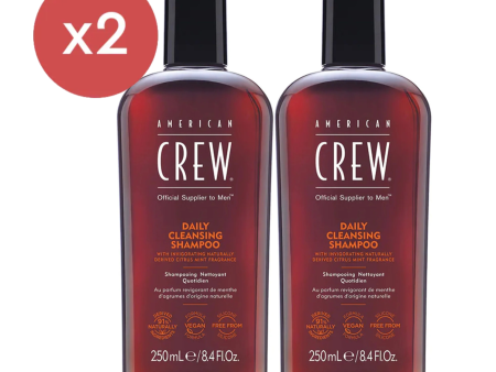 American Crew Daily Cleansing Shampoo 250ml Duo For Cheap