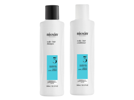 Nioxin PRO CLINICAL Scalp + Hair Thickening System 3 Shampoo & Conditioner 300ml Duo Discount