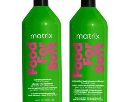 Matrix Food For Soft Hydrating Shampoo & Detangling Conditioner 1 litre set Cheap