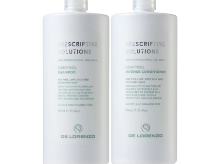 De Lorenzo Prescriptive Solutions Control Shampoo & Intense Conditioner Duo 960ml Online