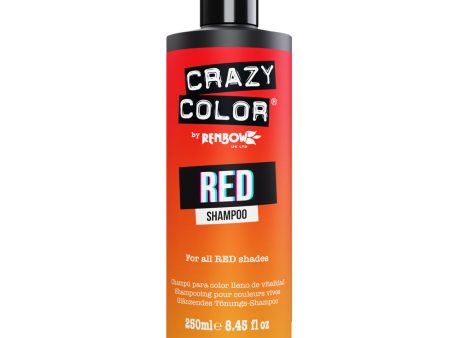 Crazy Color - Shampoo - RED - 250ml Cheap