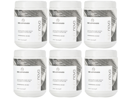 De Lorenzo Novacolor Powder Lightener Supanova x 6 Pack 500g For Discount