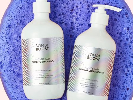 BondiBoost Blonde Baby Toning Shampoo & Conditoner Set 500ml Online