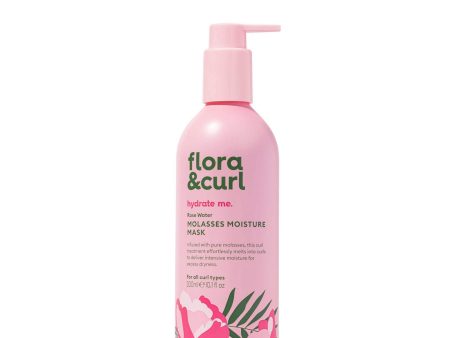 Flora & Curl Rose Water Molasses Moisture Mask 300ml For Sale