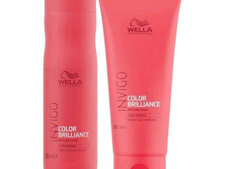 Wella Invigo Color Brilliance Shampoo 250ml & Conditioner 200ml Duo Fashion