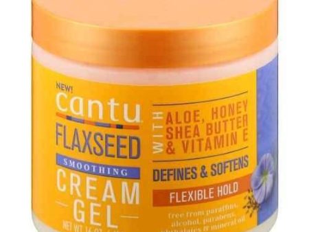 Cantu  Flaxseed Smoothing Cream Gel 453g Discount