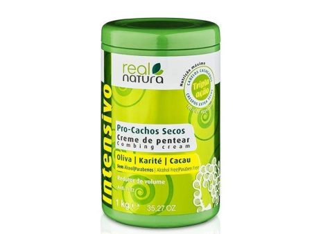 Creme de Pentear Pro-Cachos Secos Real Natura 1kg Hot on Sale