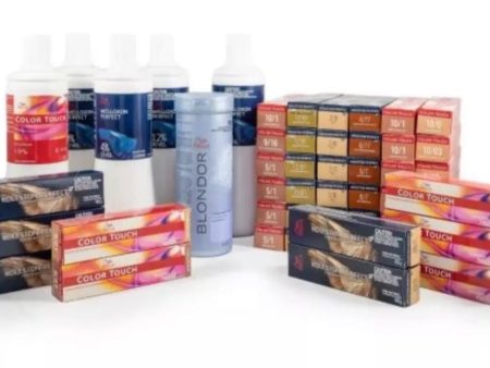 Wella Koleston Perfect Me 46 Colours, 5 Developers & 1 Blondor 400g Powder Set Sale