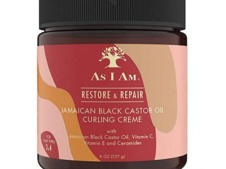 Jamaican Black Caster Oil Curling Cream As I Am 237ml Online now