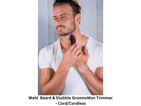 Wahl  Beard & Stubble GroomsMan Trimmer - Cord Cordless Online