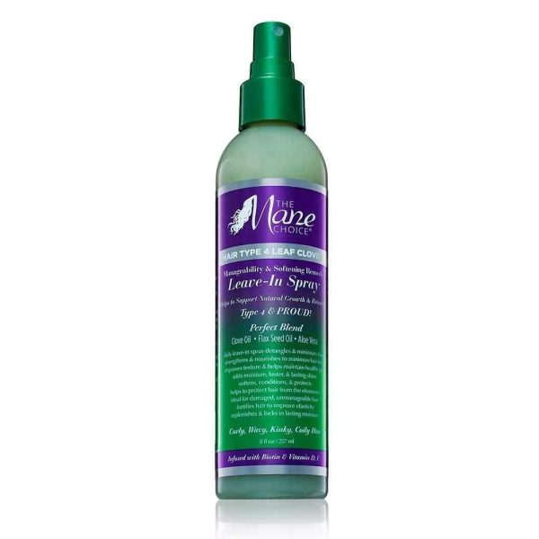 Herbal Hair 4 Leaf Clover Leave in Spray The Mane Choice 237ml Supply