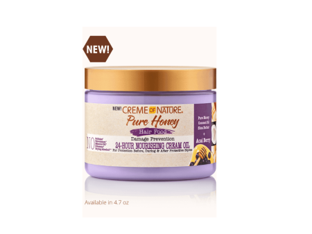 Creme of Nature Pure Honey 24-Hour Nourishing Cream Oil 135g Sale