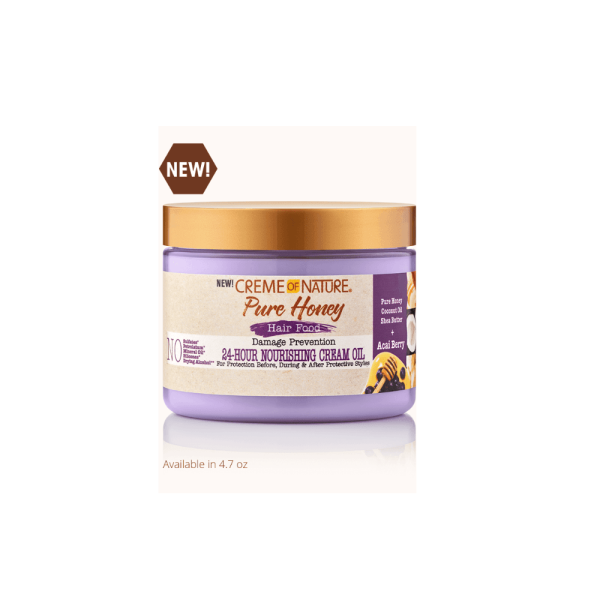 Creme of Nature Pure Honey 24-Hour Nourishing Cream Oil 135g Sale