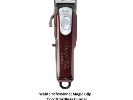 Wahl Professional Magic Clip - Cord Cordless Clipper Hot on Sale